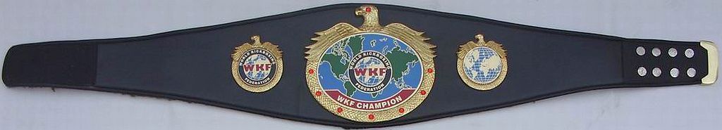 WKF World title belt