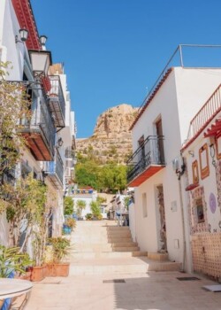 Santa Ccruz Altstadt in Alicante
